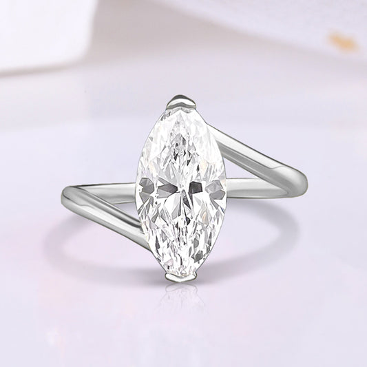 The Radiance - 1.5 Ct. Marquise Cut 925 Silver Women Ring