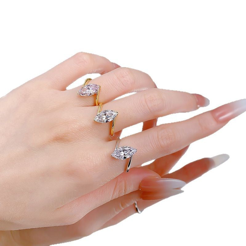 The Radiance - 1.5 Ct. Marquise Cut 925 Silver Women Ring