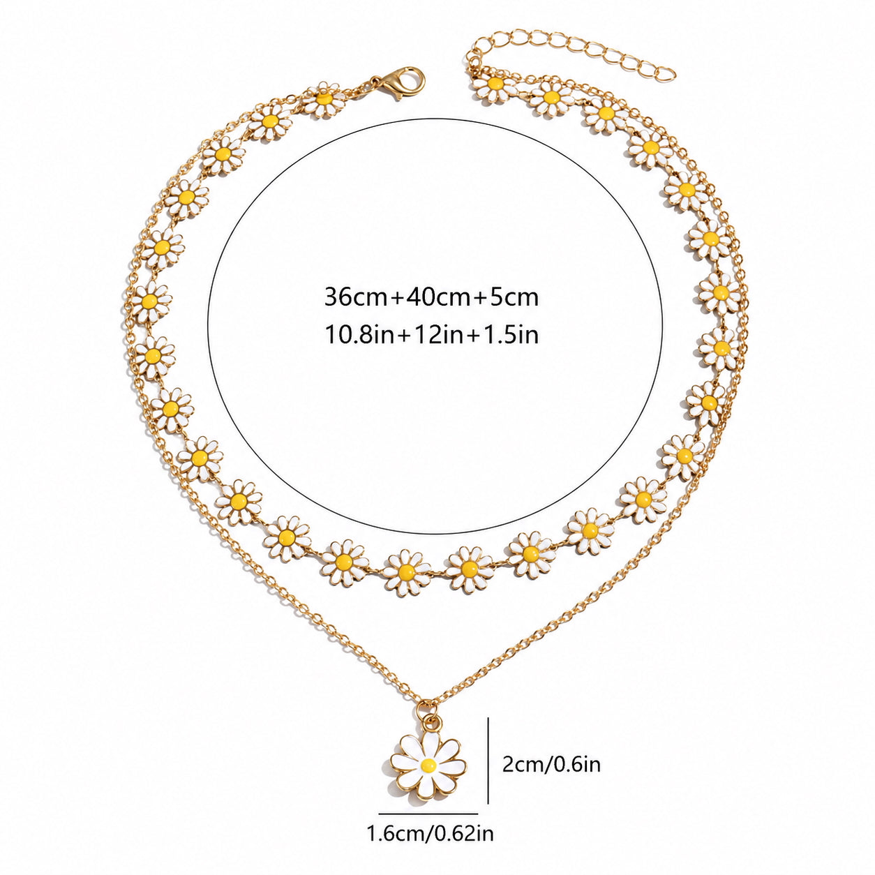 The Daisyelle - Layered Necklace Set