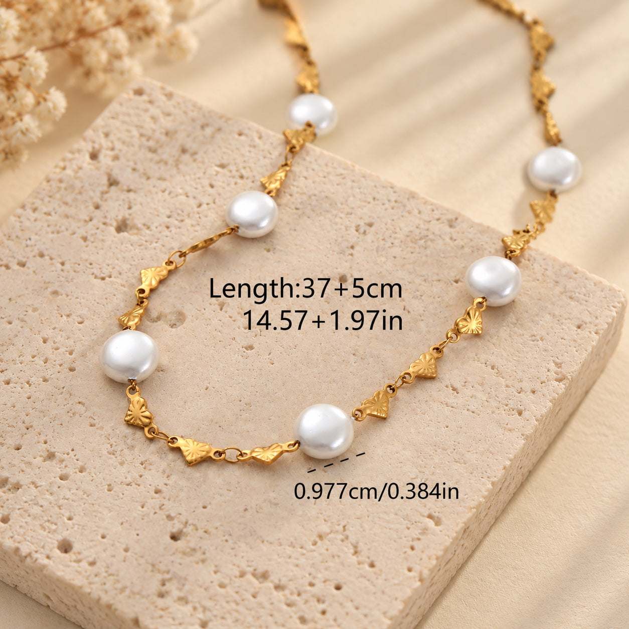 The Lucette - Pearl Beaded Necklace