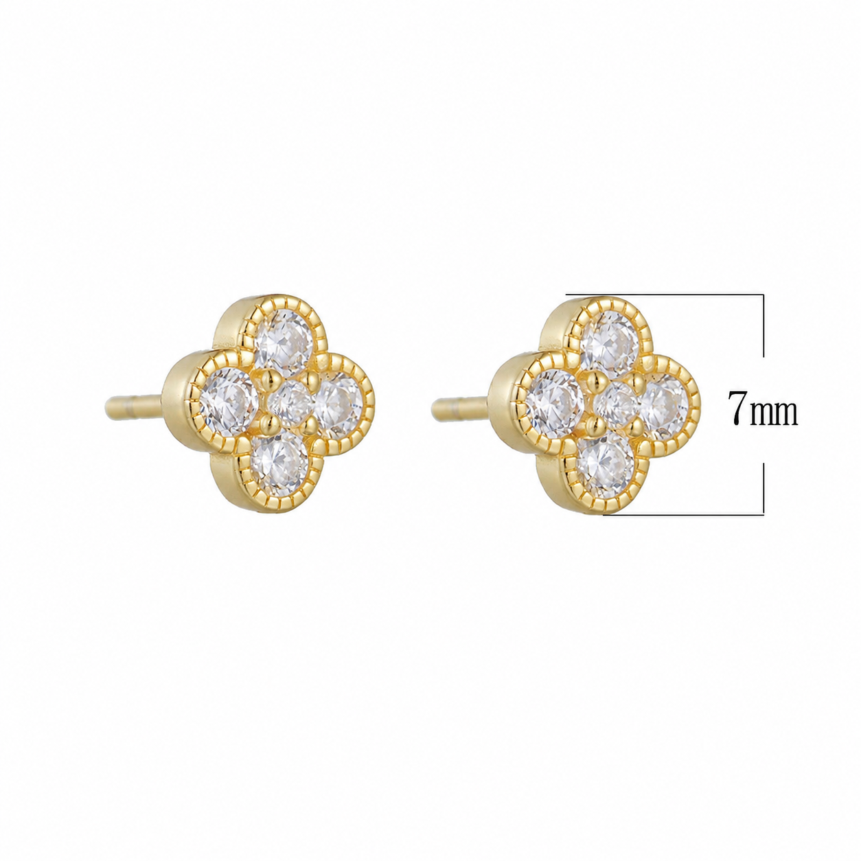 The Petalia - Clover Stud Earrings