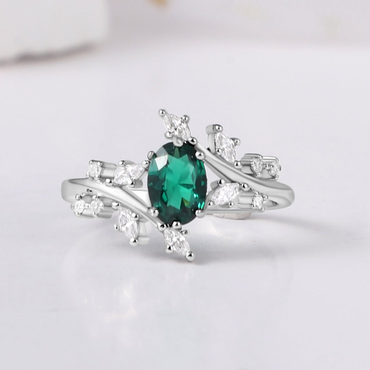 The Verdal - Natural Paraiba 925 Silver Ring for Her