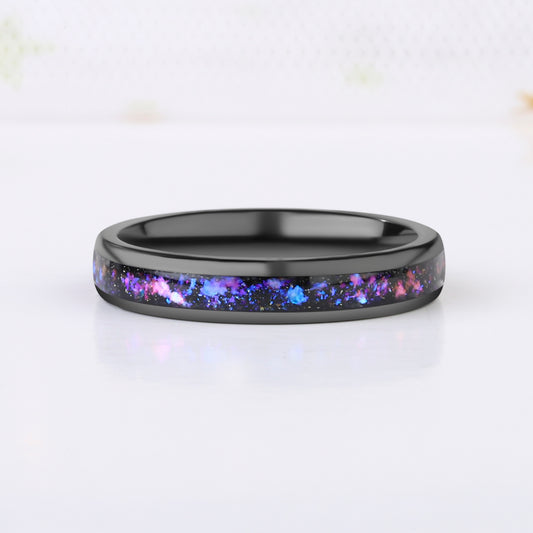 The Astro - Orion Nebula Galaxy Tungsten Ring for Women