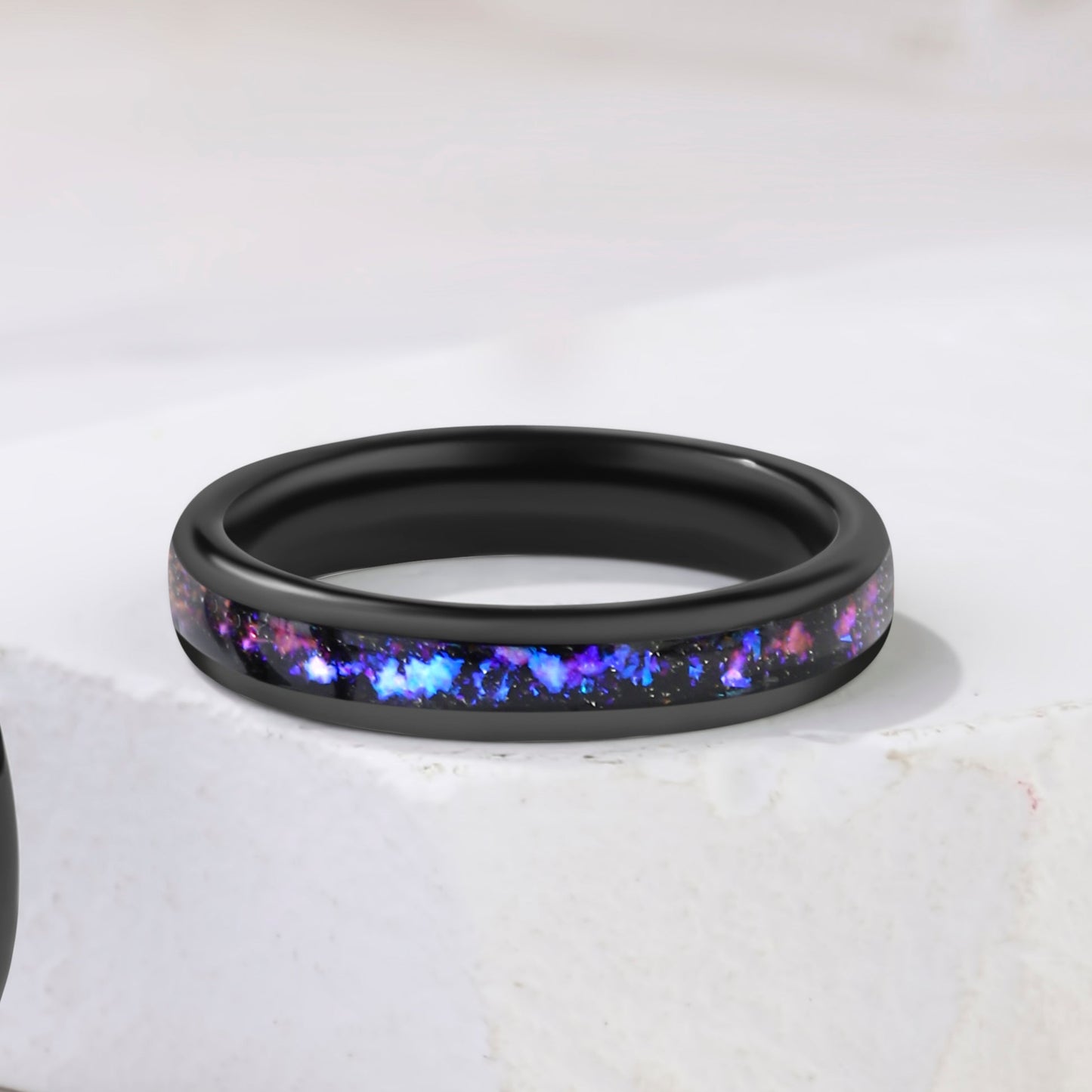 Orion Nebula Galaxy Tungsten Ring for Men