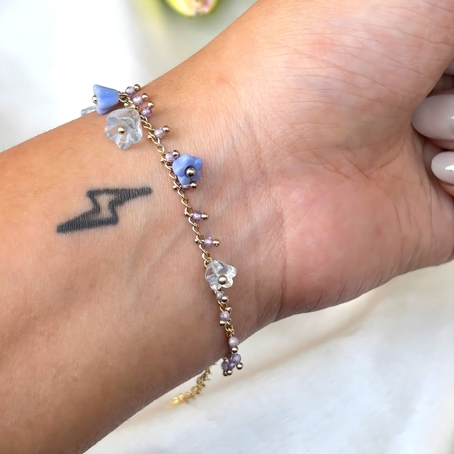 Flower Beads Women Bracelet