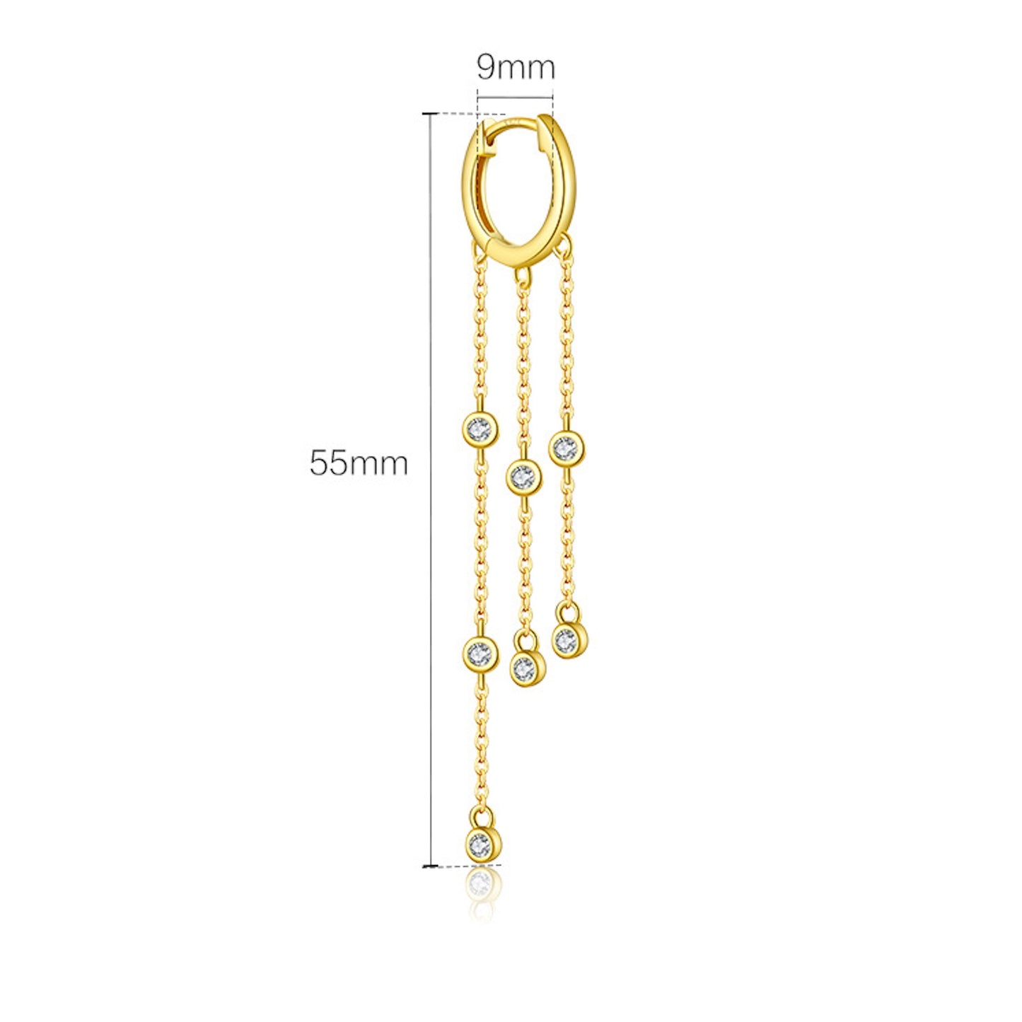 The Cascade - Tassel Earrings