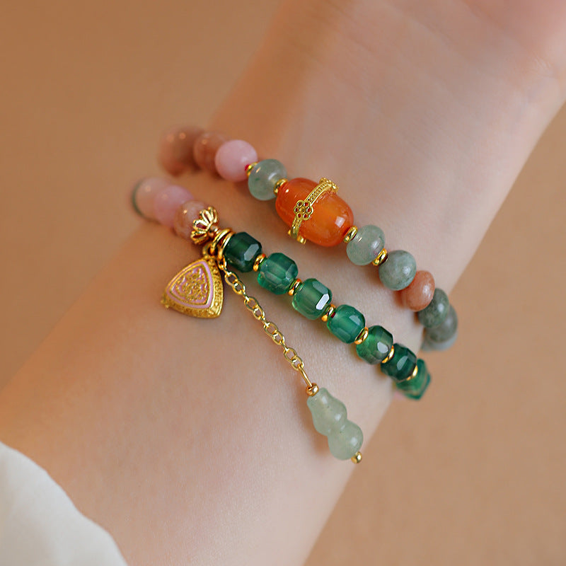 Jade & Crystals Women Bracelet