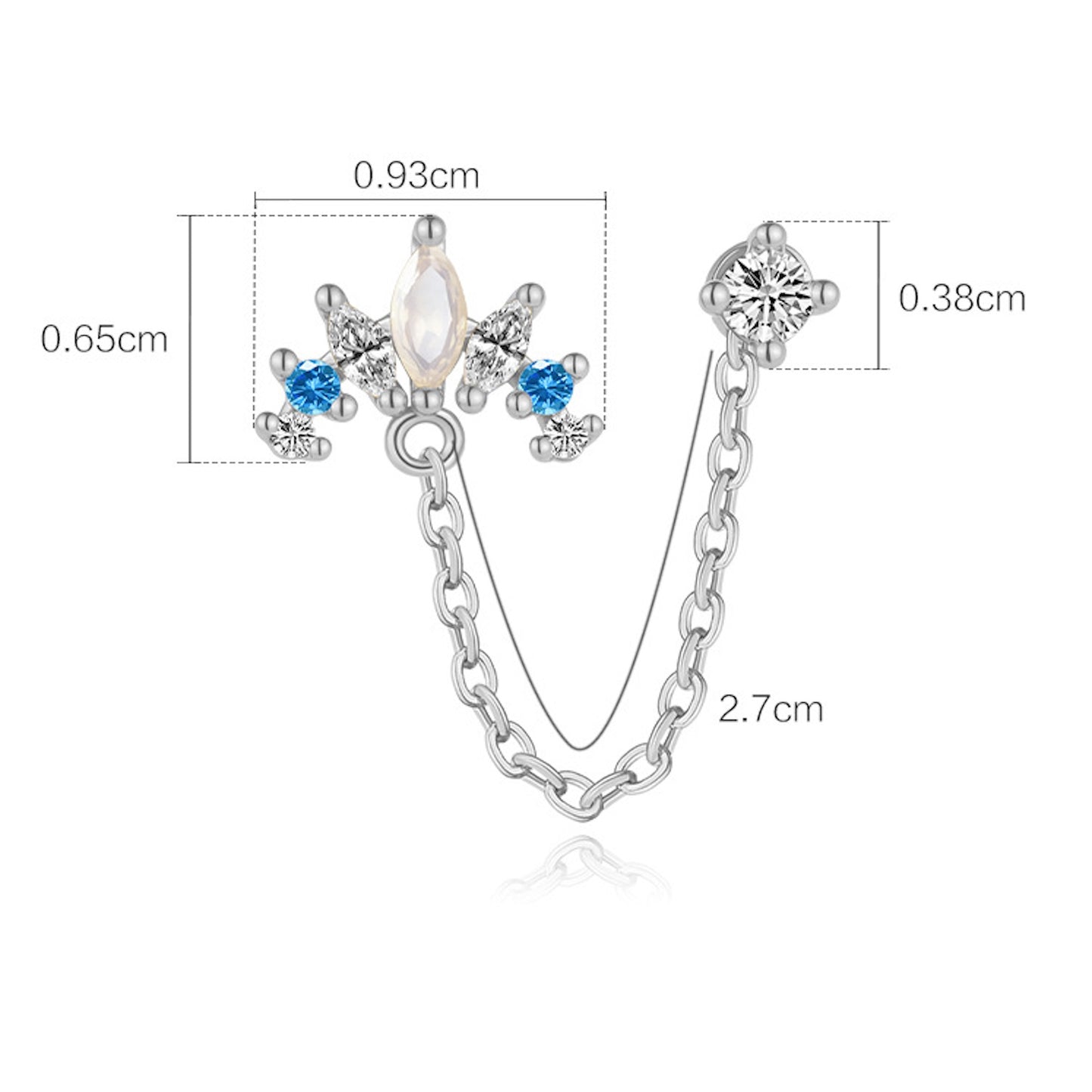 The Amaris - Double Ear Tassel Earrings - Pair