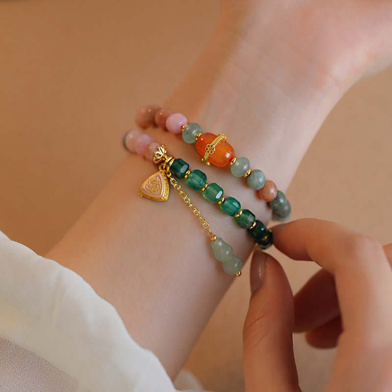 Jade & Crystals Women Bracelet