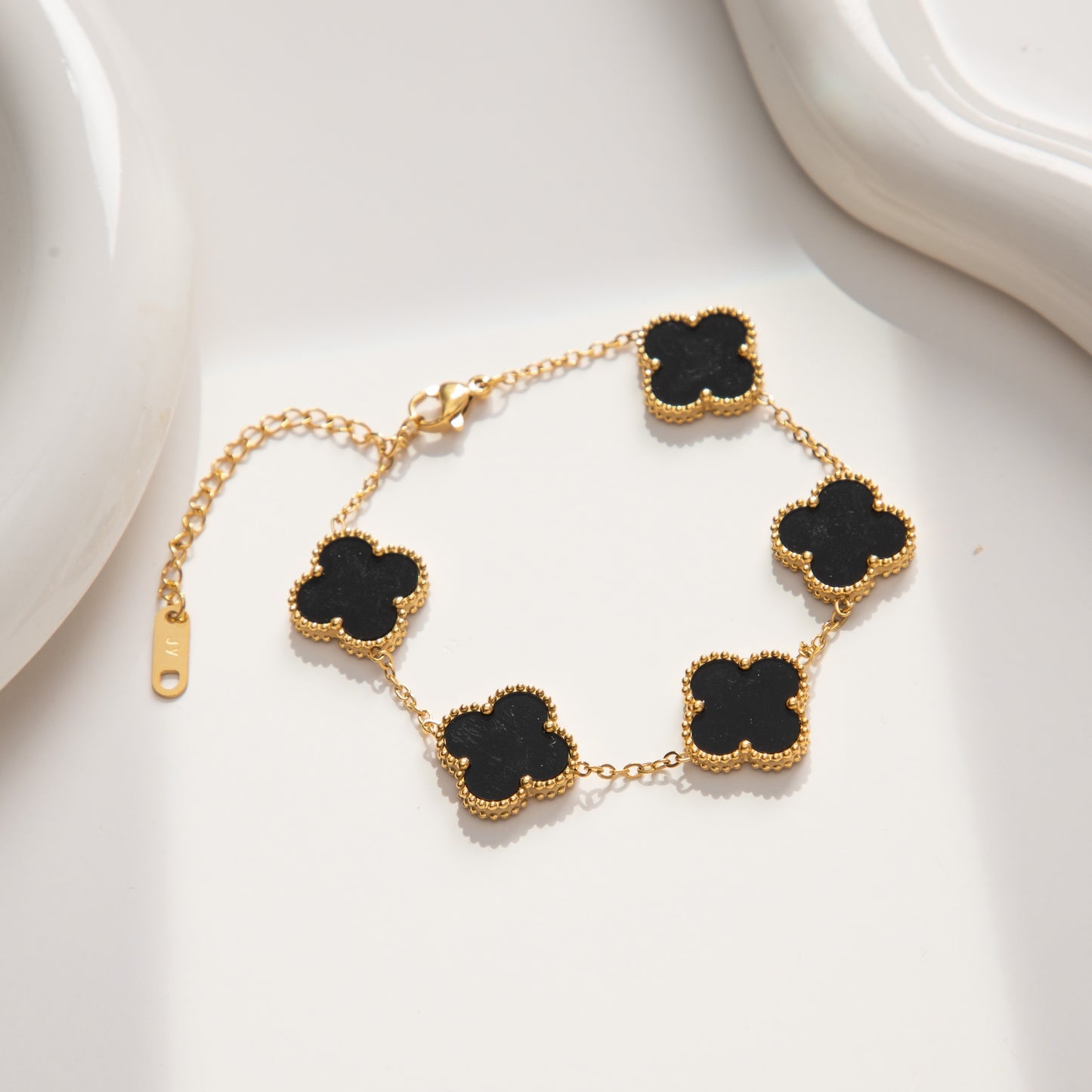 Good Luck Four-Leaves Clover Bracelet