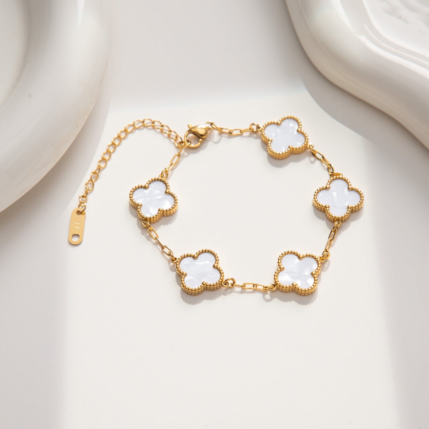Good Luck Four-Leaves Clover Bracelet