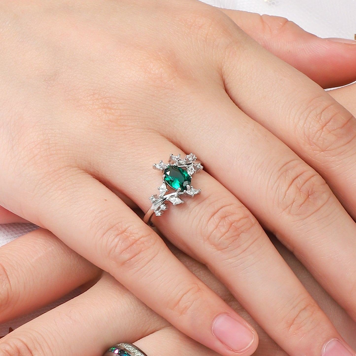 The Verdal - Natural Paraiba 925 Silver Ring for Her