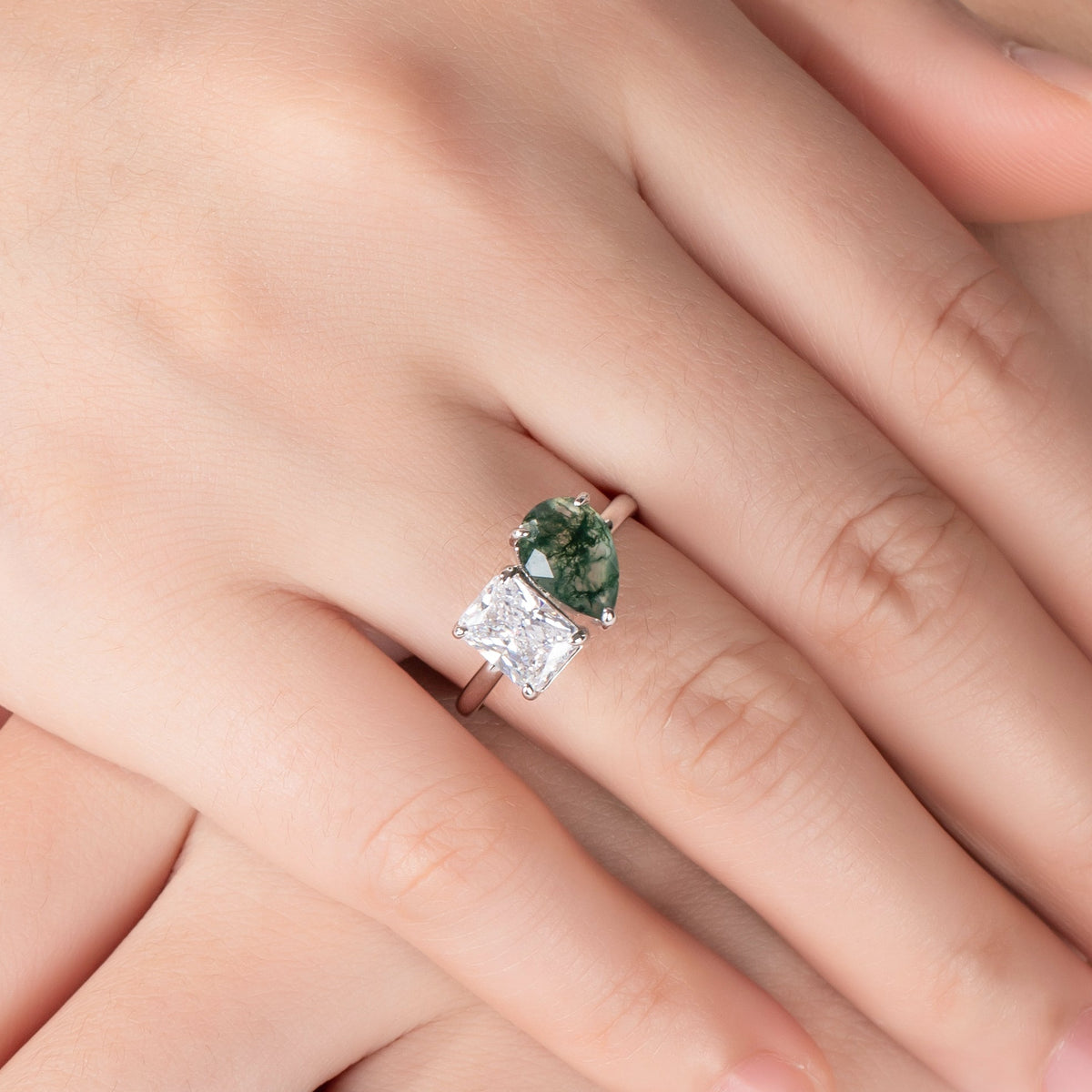 The Grove - Double Stone Women Ring