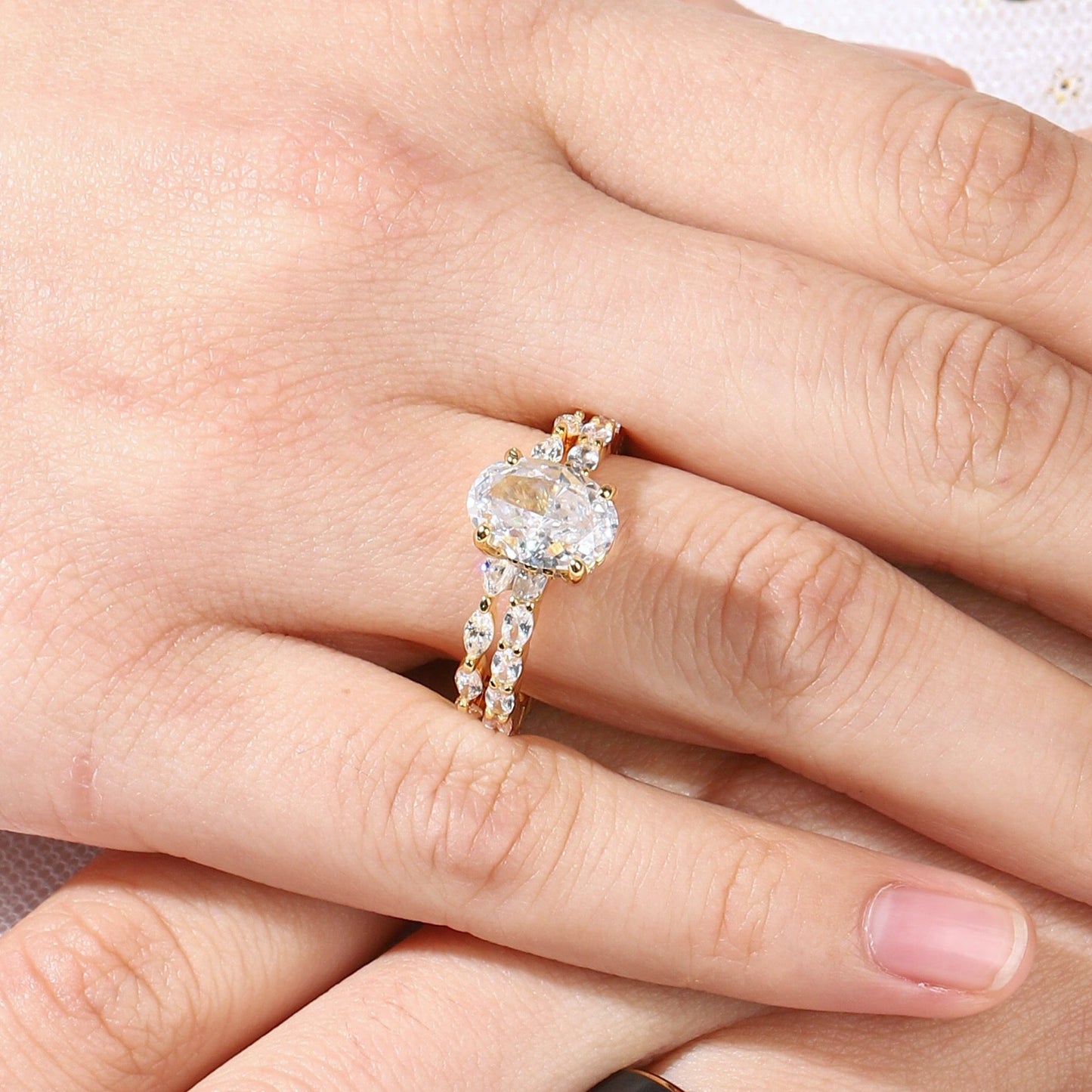 The Serenith - 2.2 Ct. Oval Cut Wedding Ring for Women