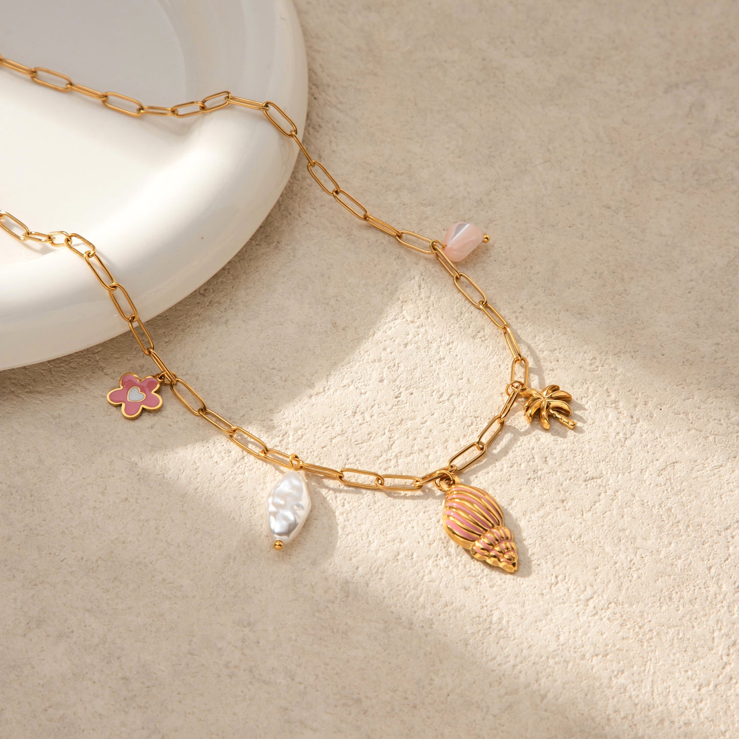 Shell Pedant Summer Necklace