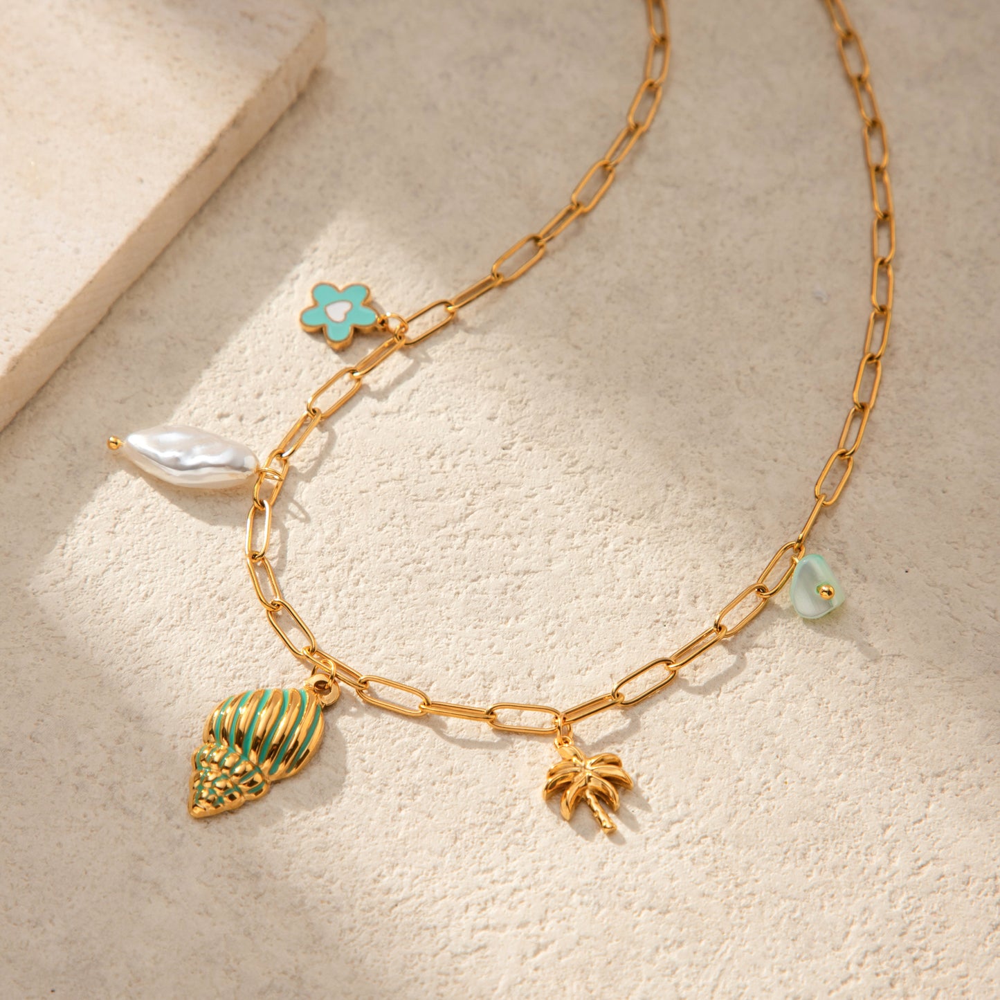 Shell Pedant Summer Necklace