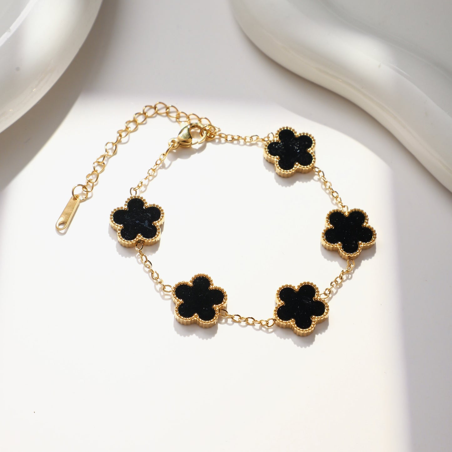 Lucky Charm Four-Leaves Clover Bracelet