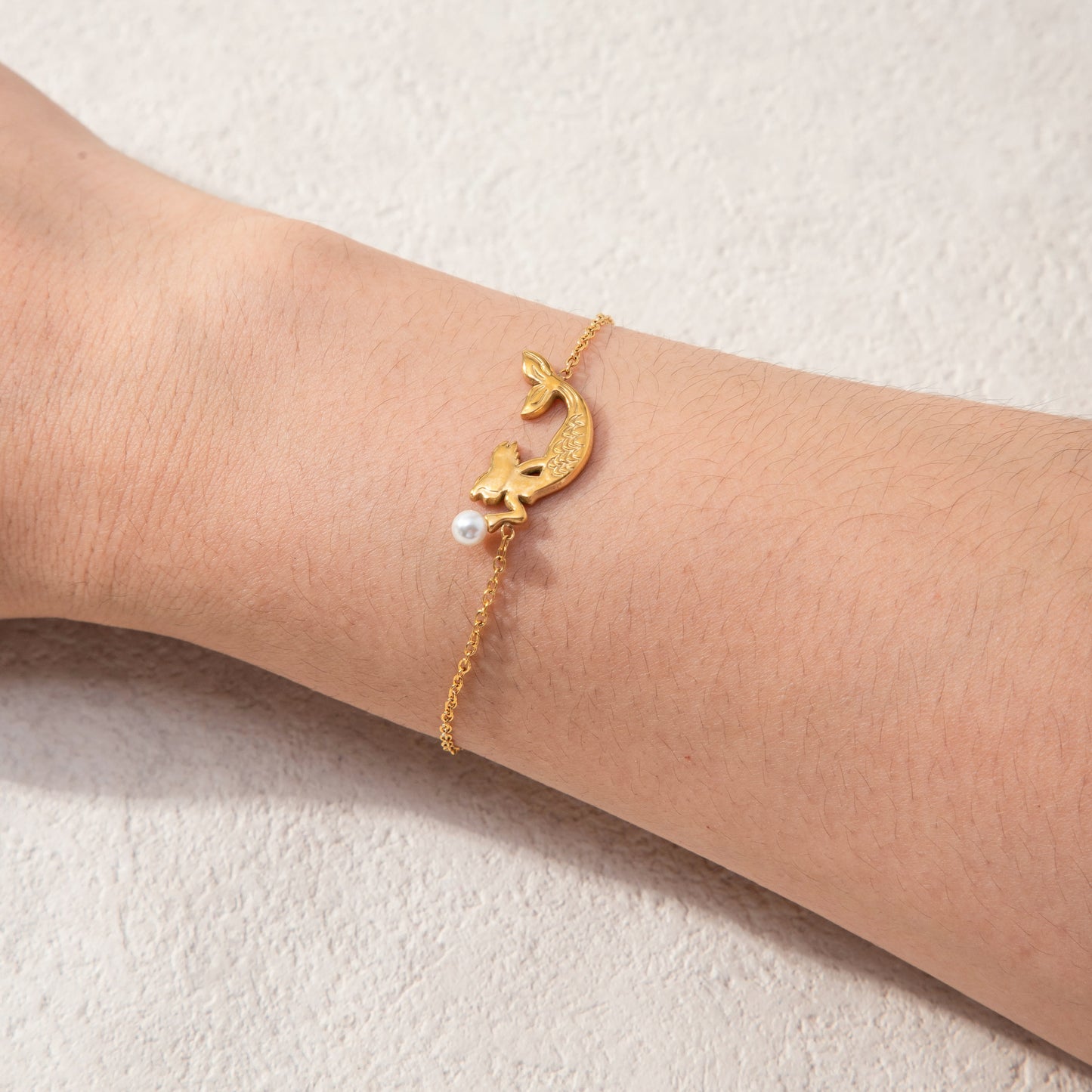 Starfish Mermaid Necklace-Bracelet Set