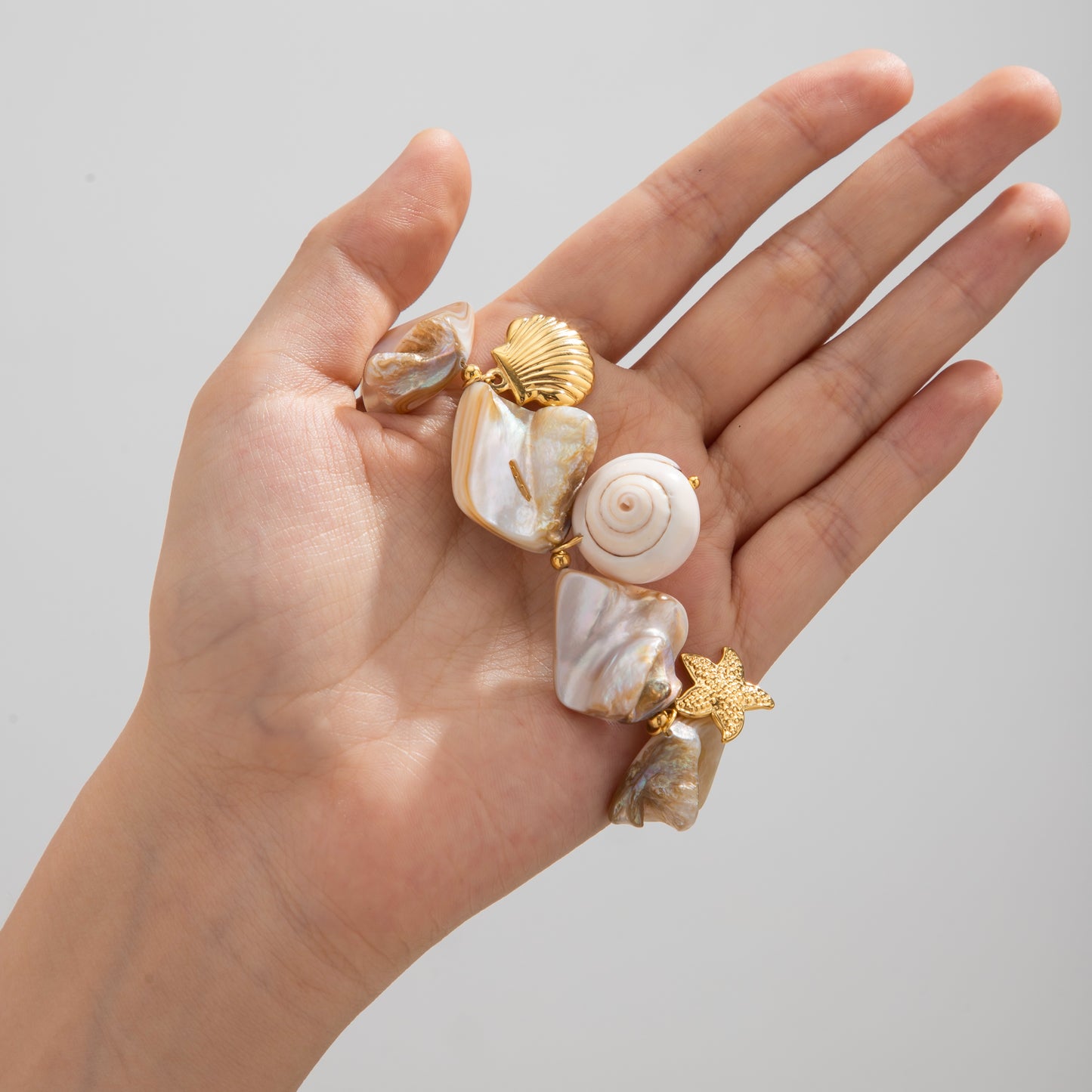 Seashell Starfish Beach Bracelet