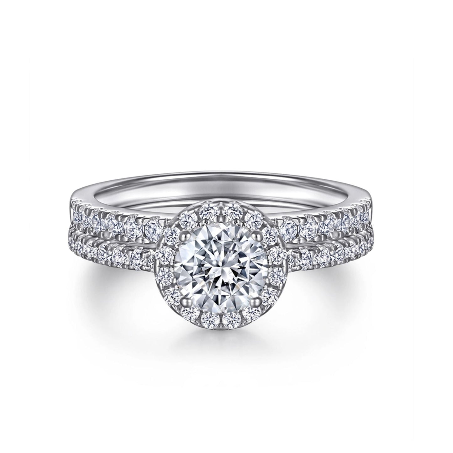 The Vivenza - 0.8 Ct. Round Cut 925 Silver Women Ring