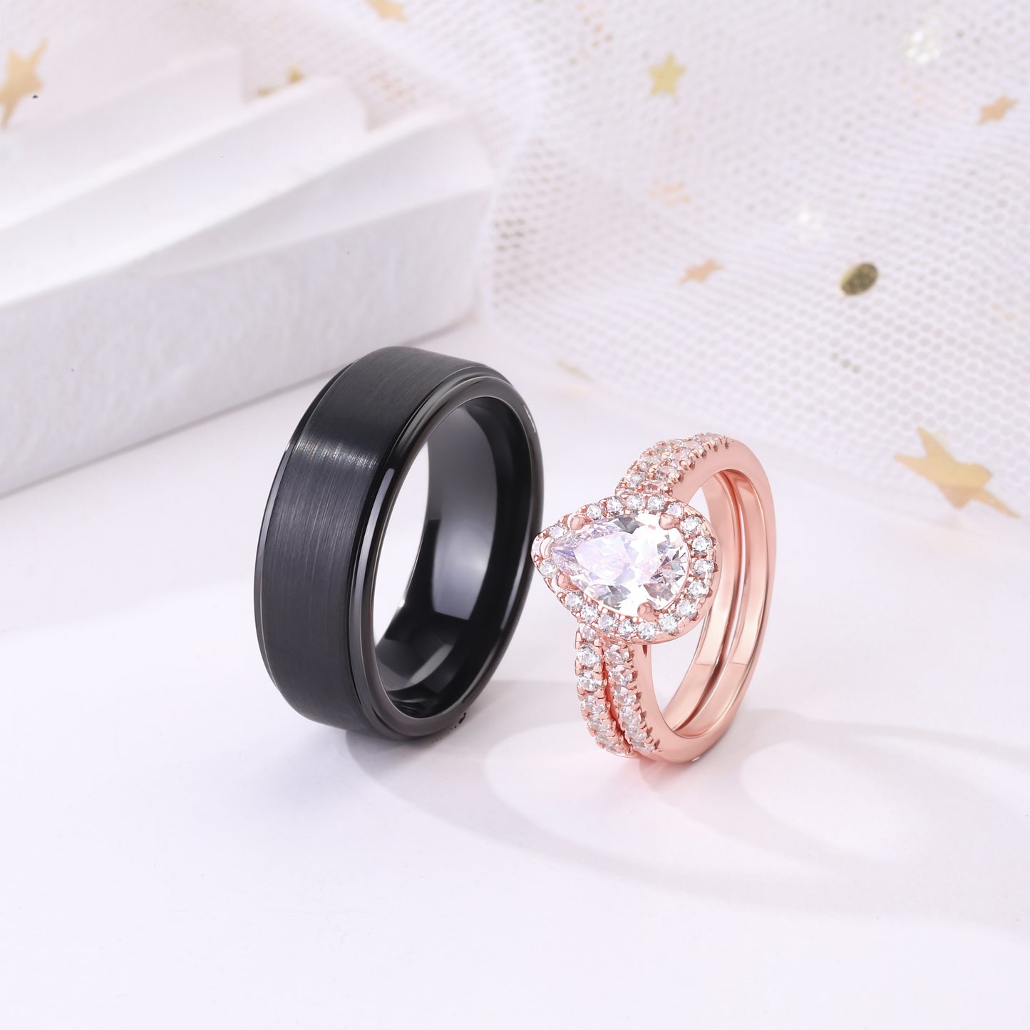 The Elyrose - Promise Rings for Couples