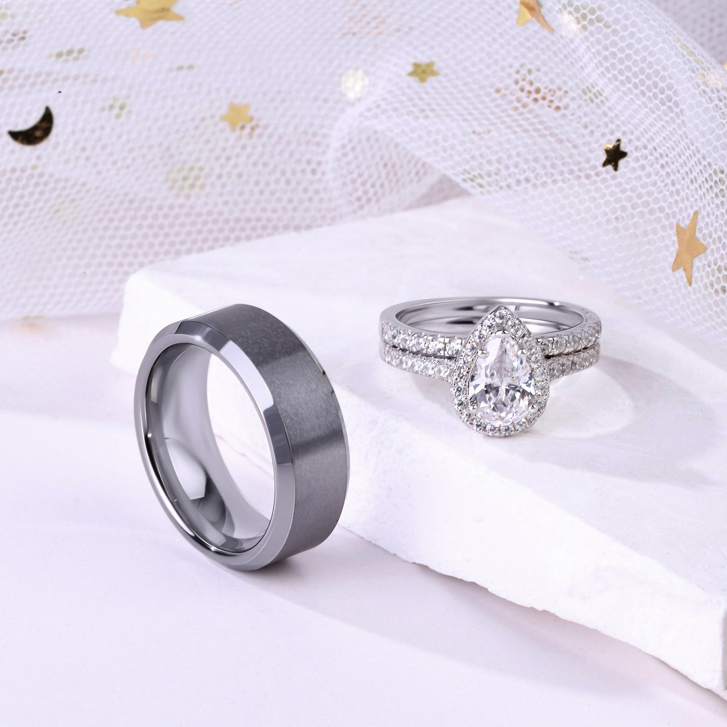 The Elyrose - Promise Rings for Couples