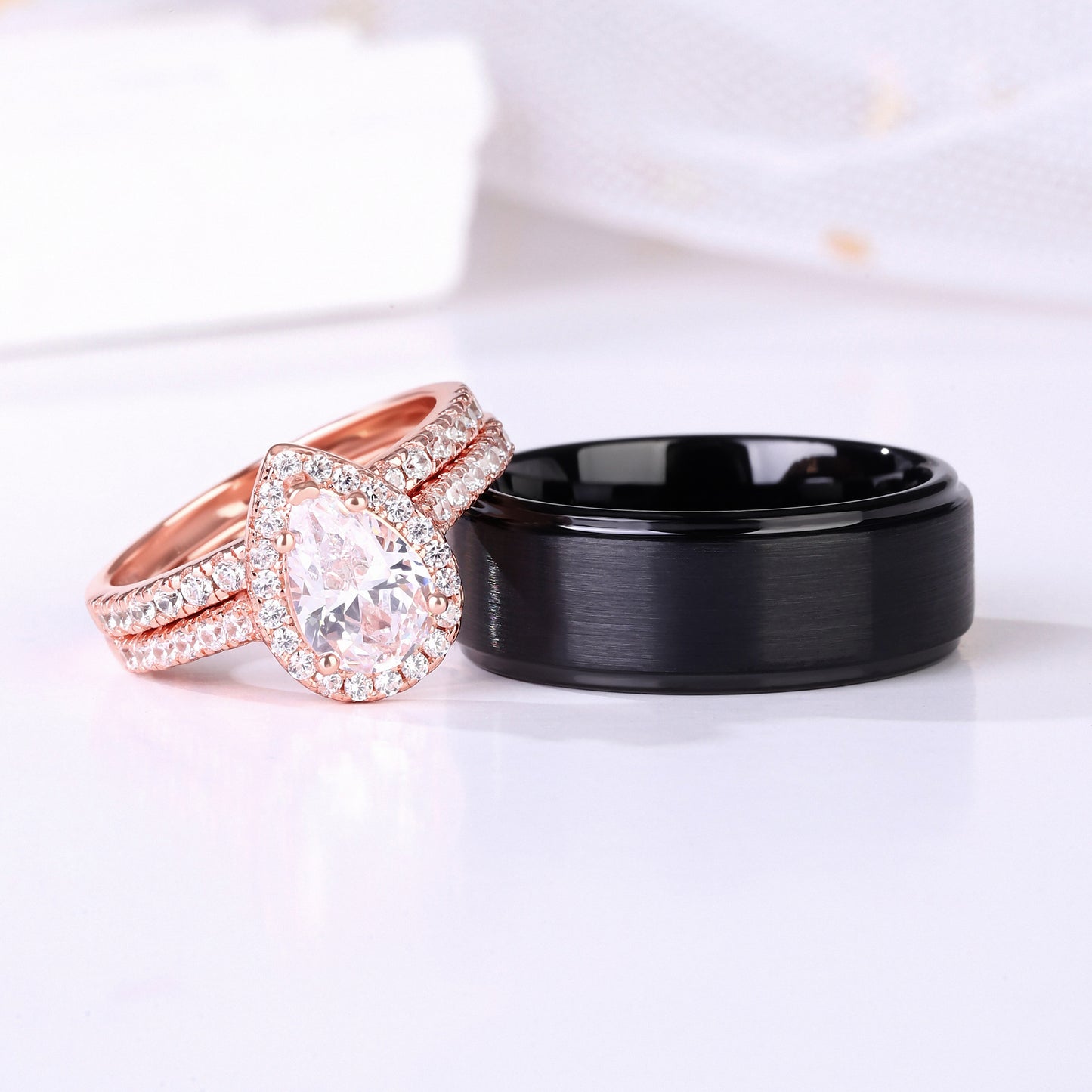 The Elyrose - Promise Rings for Couples