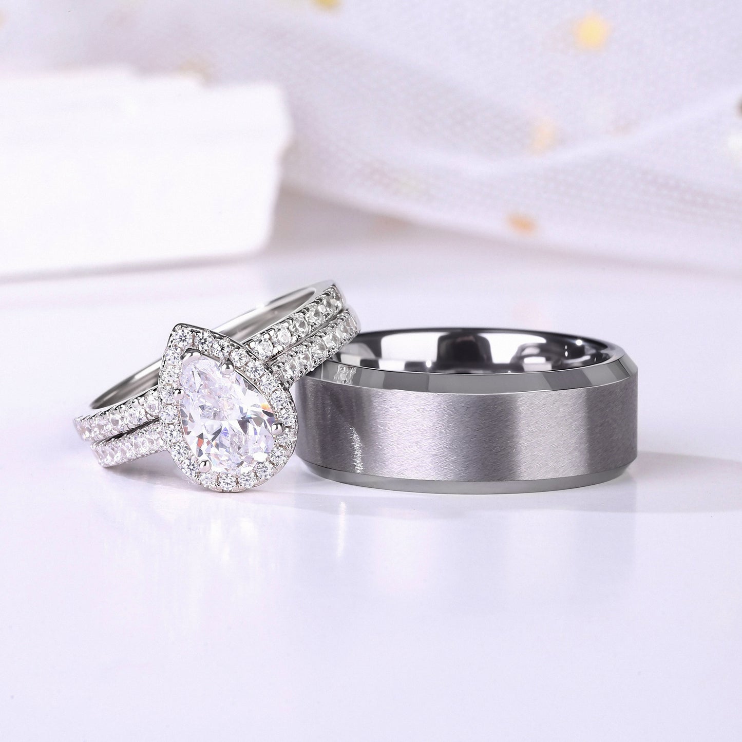 The Elyrose - Promise Rings for Couples