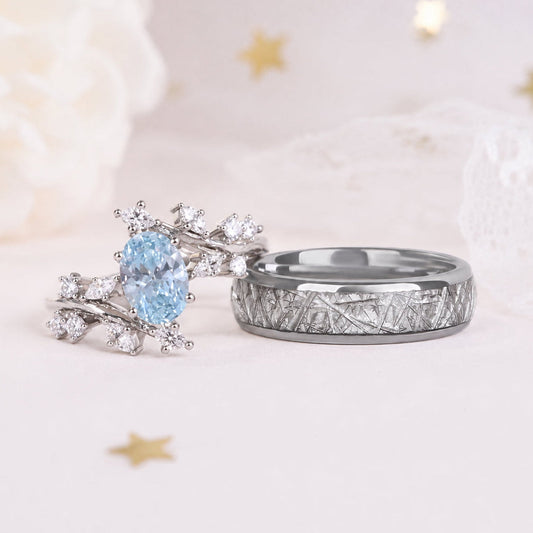 The Skylune - Couple Ring Set