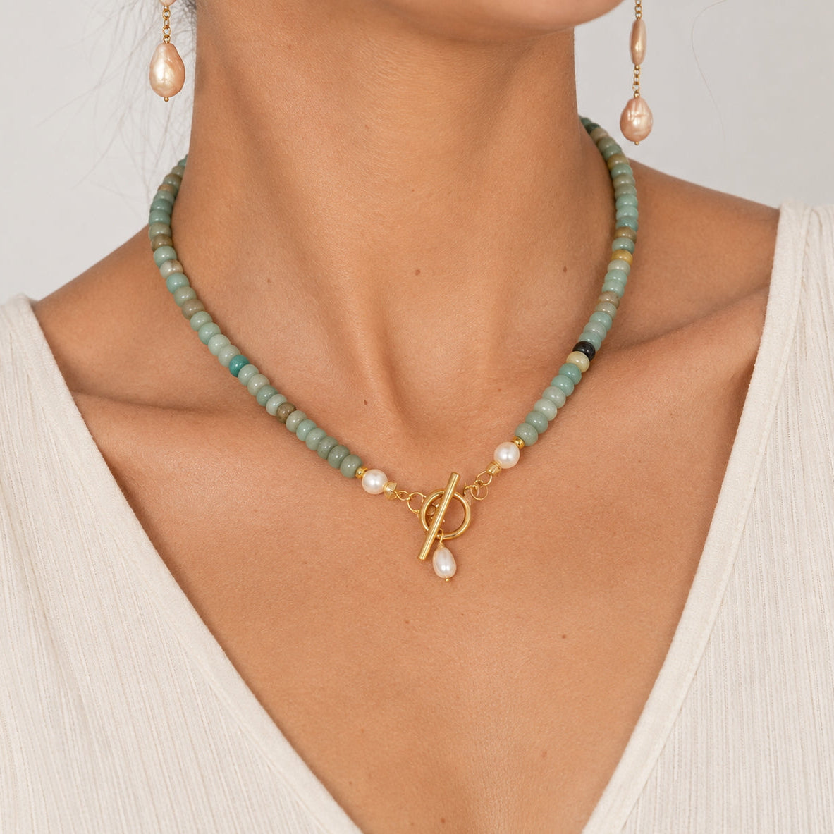 The Maris - Beaded Choker Necklace