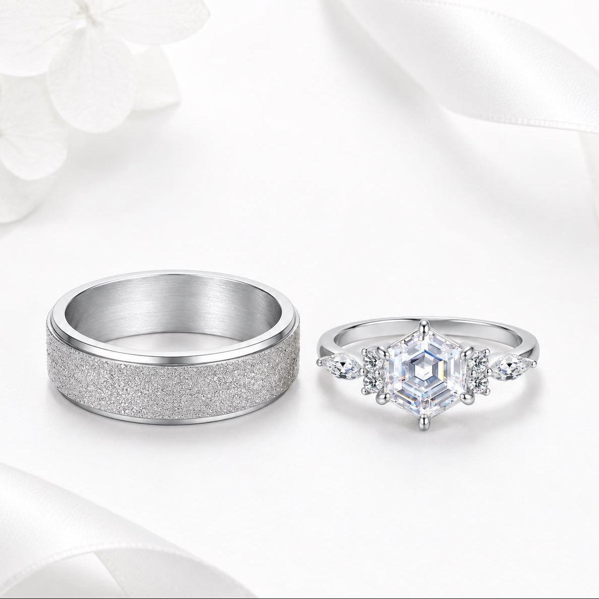 The Eversnow - Couple Ring Set
