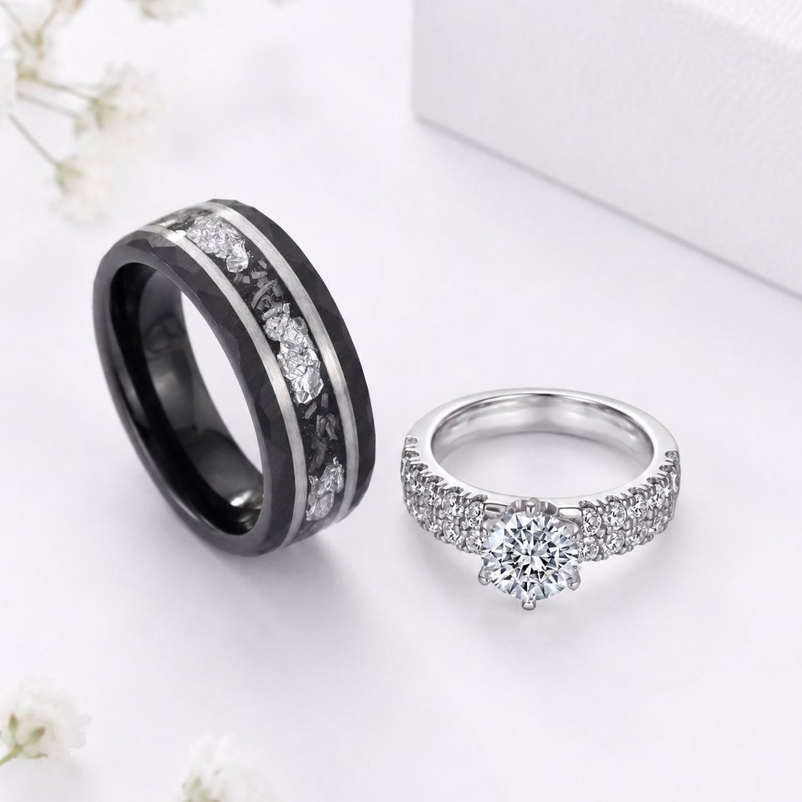 The Aetheron - Unique Couple Rings