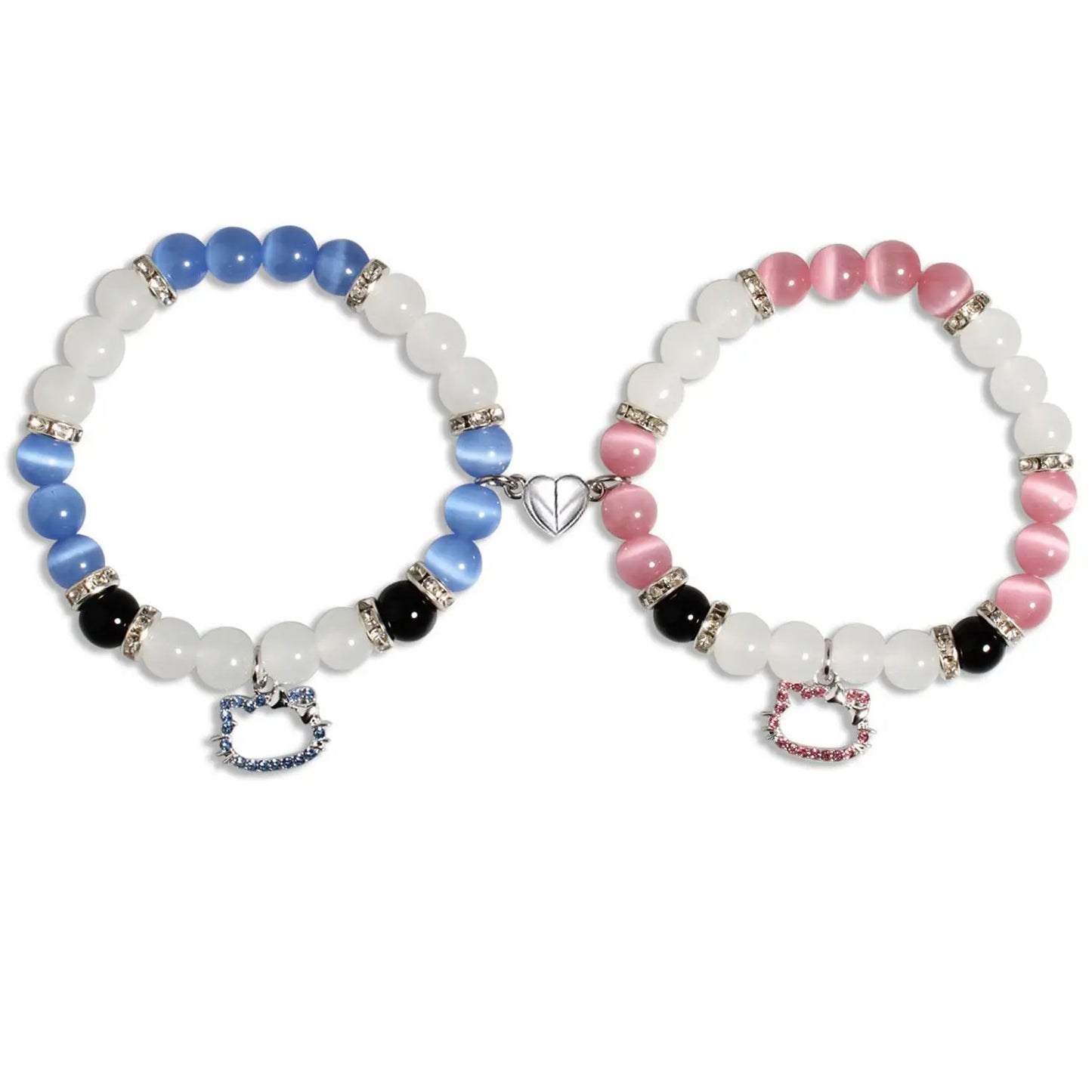 Hello Cat! Beaded Matching Bracelets