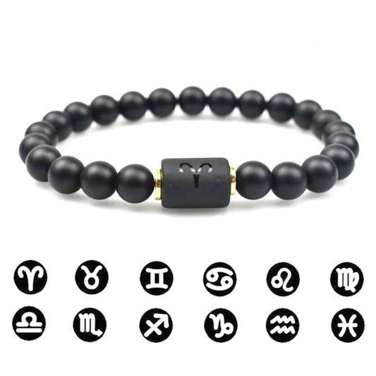 Zodiac Signs Beaded Unisex Bracelets