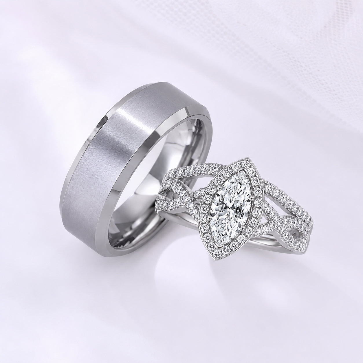 The Velura - Promise Rings for Couples