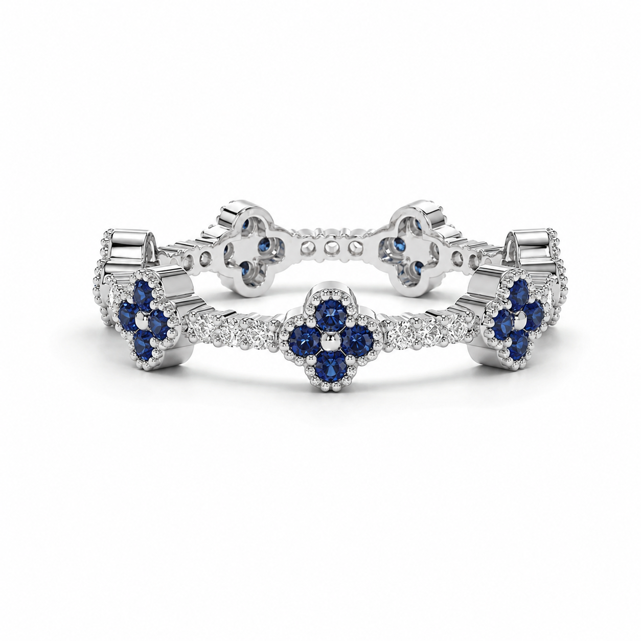 The Florise - Four-Leaf Clover Ring - 18k Gold