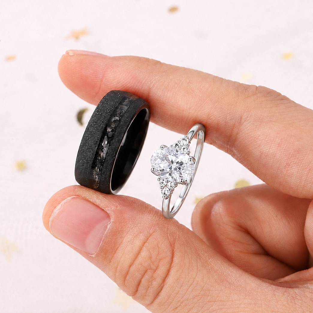 The Noctelle - Promise Rings for Couples