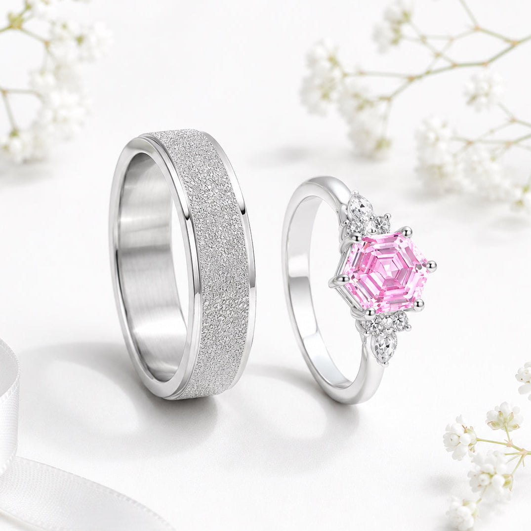 The Rosenya - Couple Ring Set