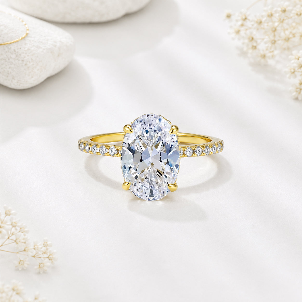 The Elaris - 18k Gold Plated Couple Rings