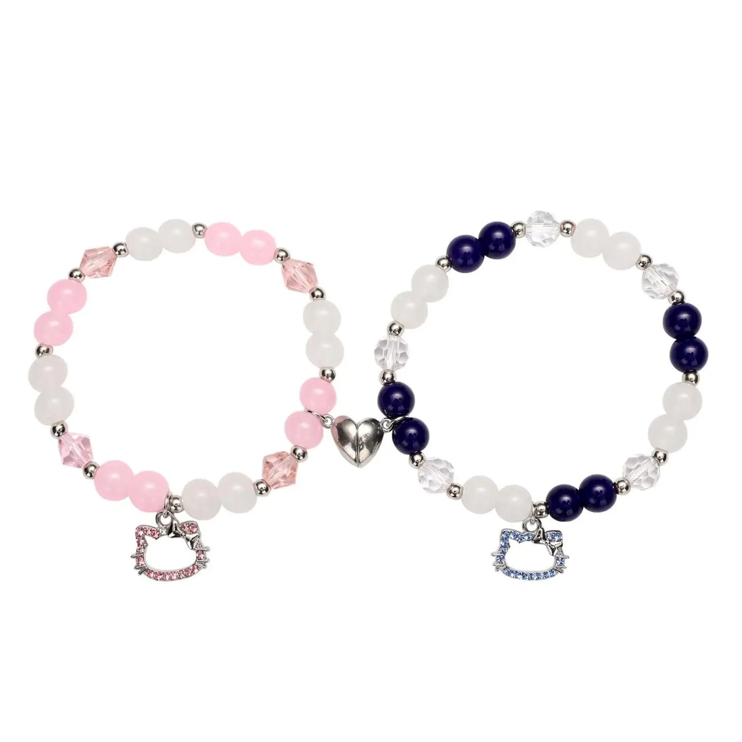 Hello Cat! Beaded Matching Bracelets