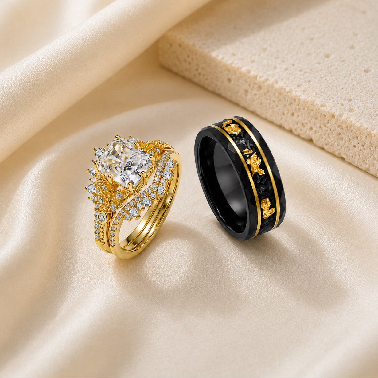 The Aurum - Wedding Rings for Couples