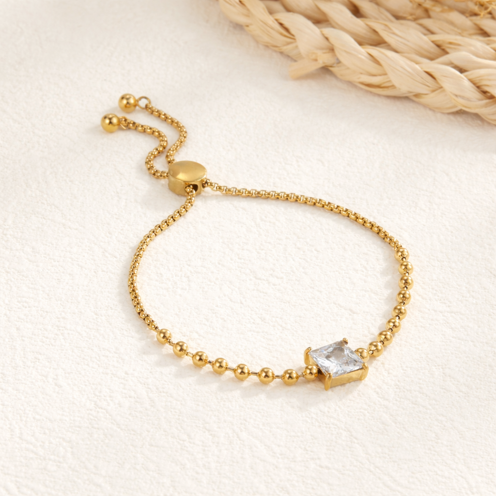 Beaded Chain Charm Bracelets