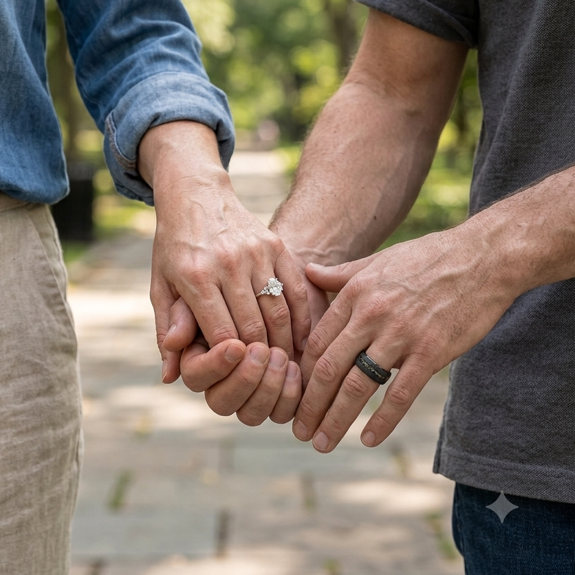 The Noctelle - Promise Rings for Couples