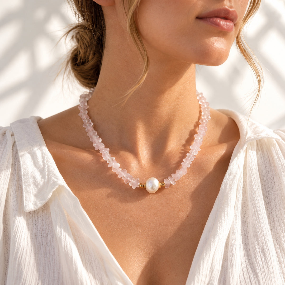 The Cedar - Beaded Choker Necklace