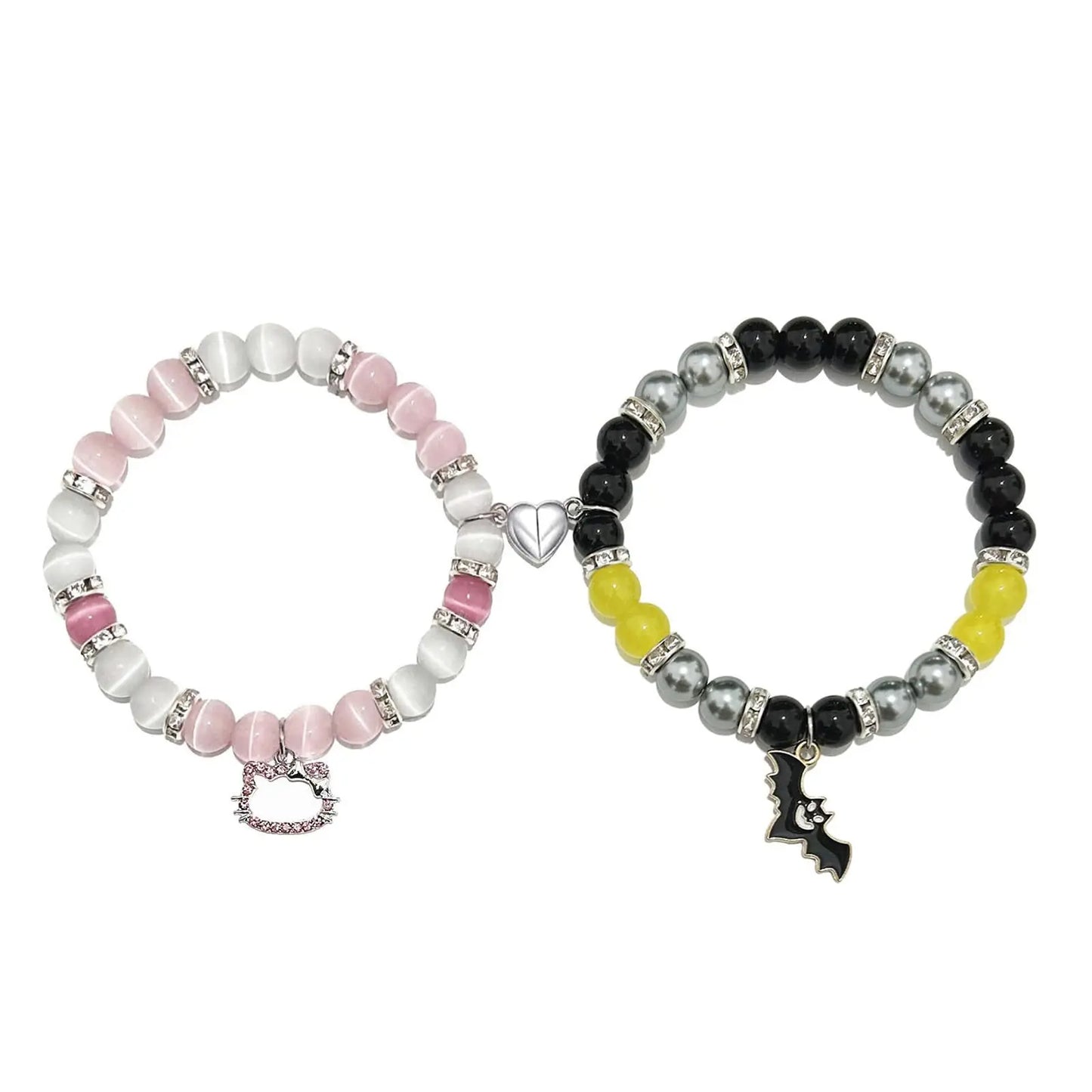 Hello Cat! Beaded Matching Bracelets