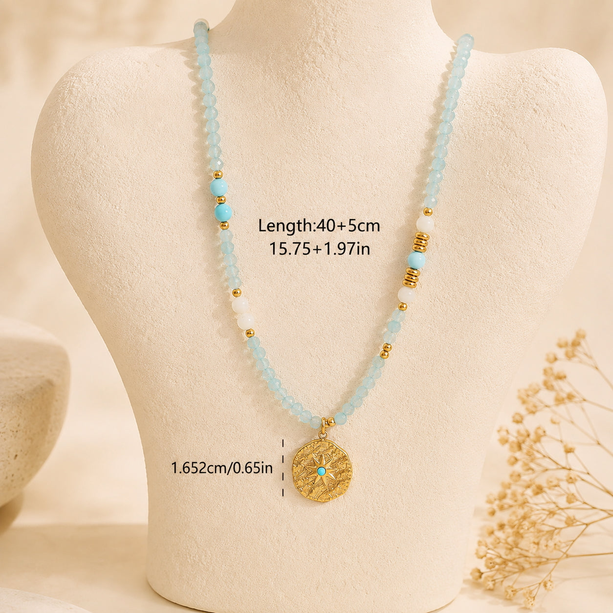 The Calista - Beaded Layered Necklace Set