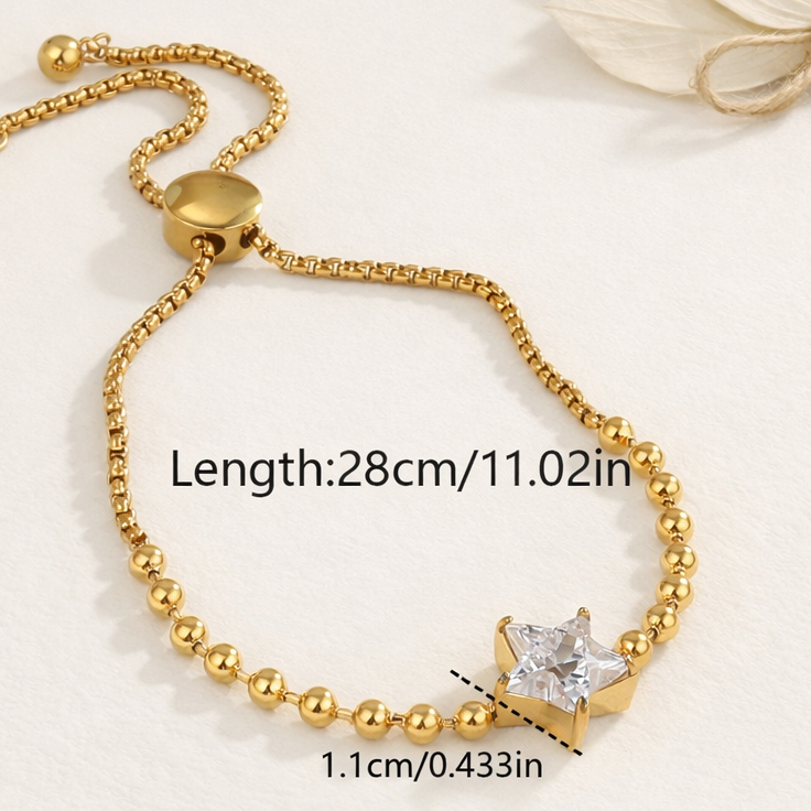 Beaded Chain Charm Bracelets