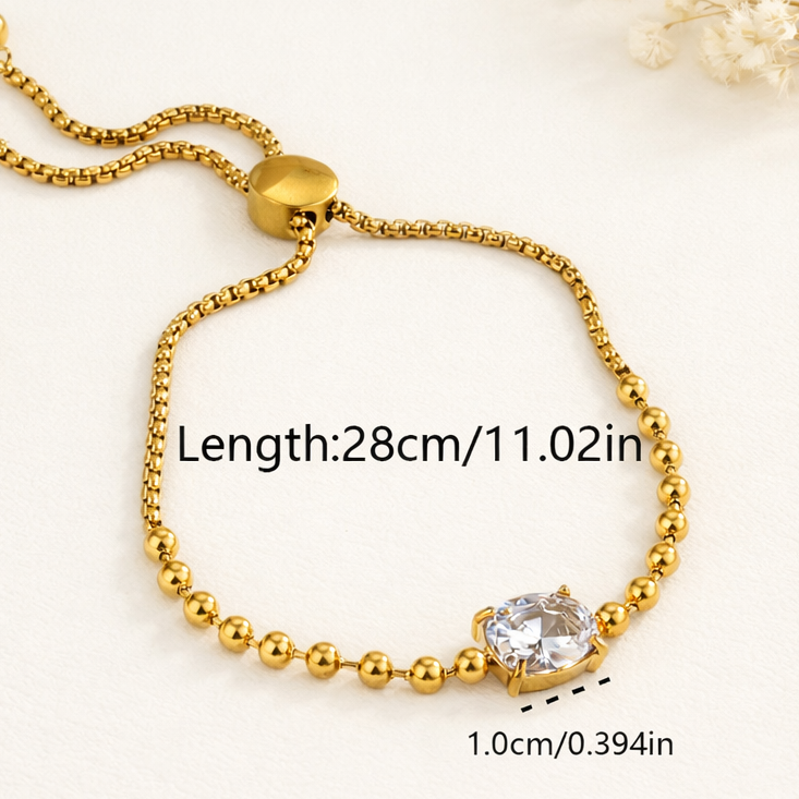 Beaded Chain Charm Bracelets