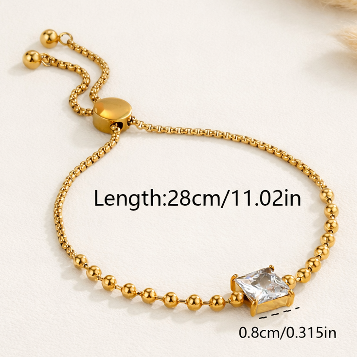 Beaded Chain Charm Bracelets