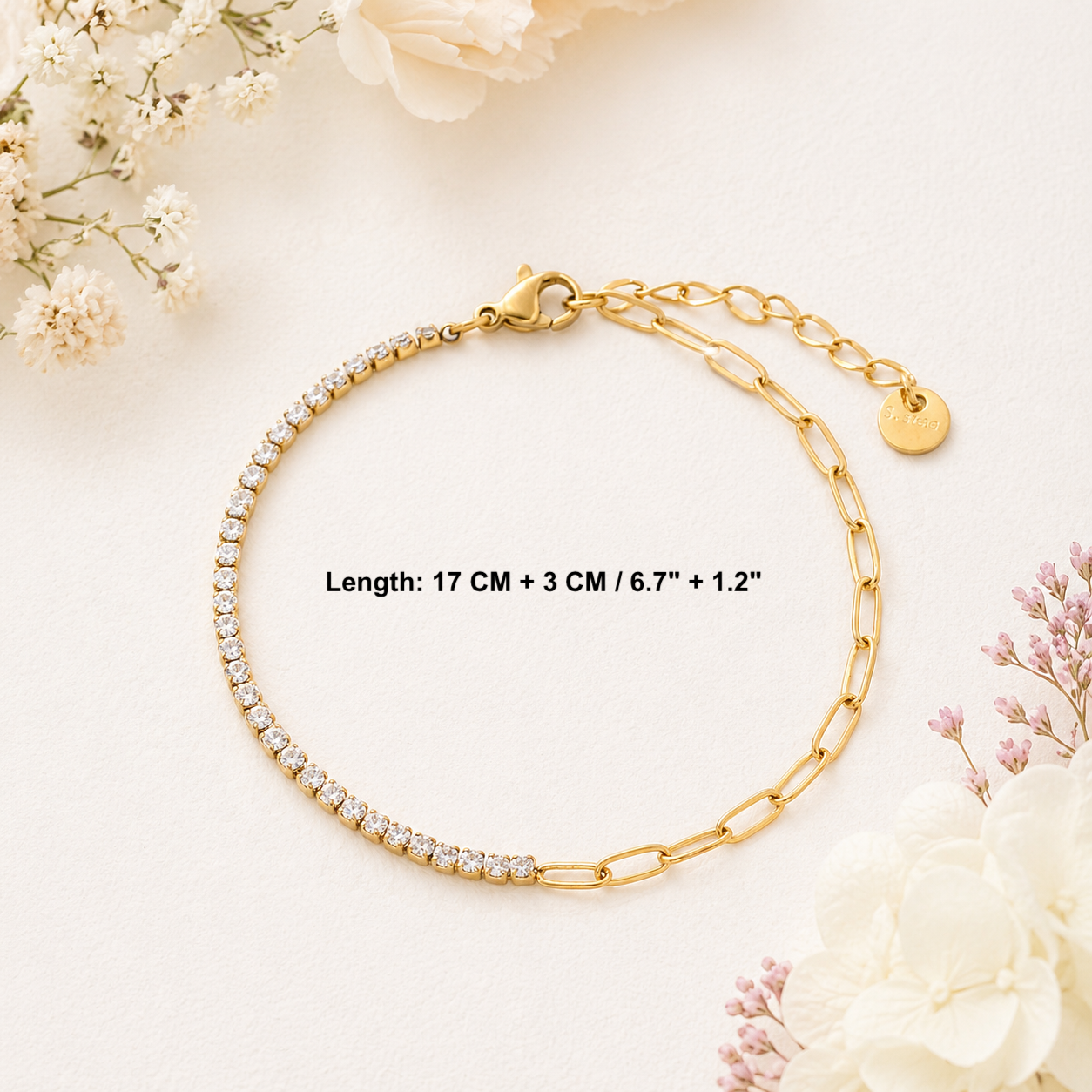 18k Gold Plated Stackable Bracelet Set